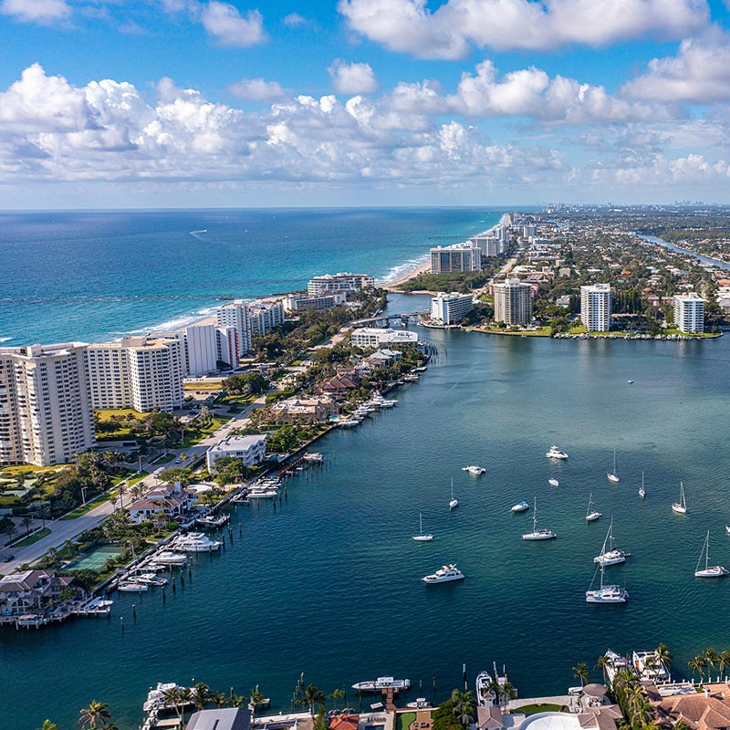 Palm Beach South Florida aerial drone photography services