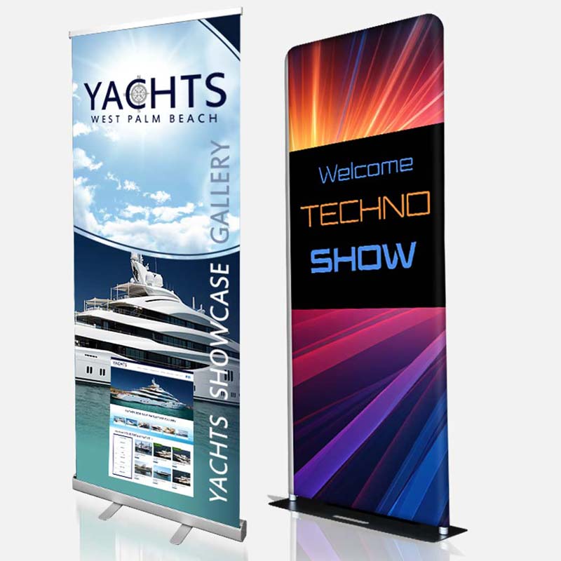 Display Banner Stands Design and printing Services