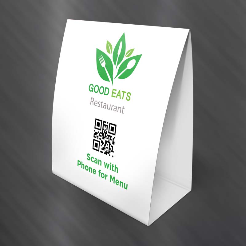 business table tents design and printing services