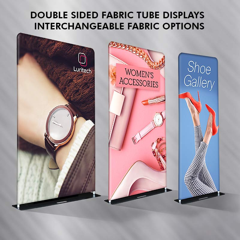 Trade Show Tube Fabric Display Banner Design and Printing Services by EFX Marketing