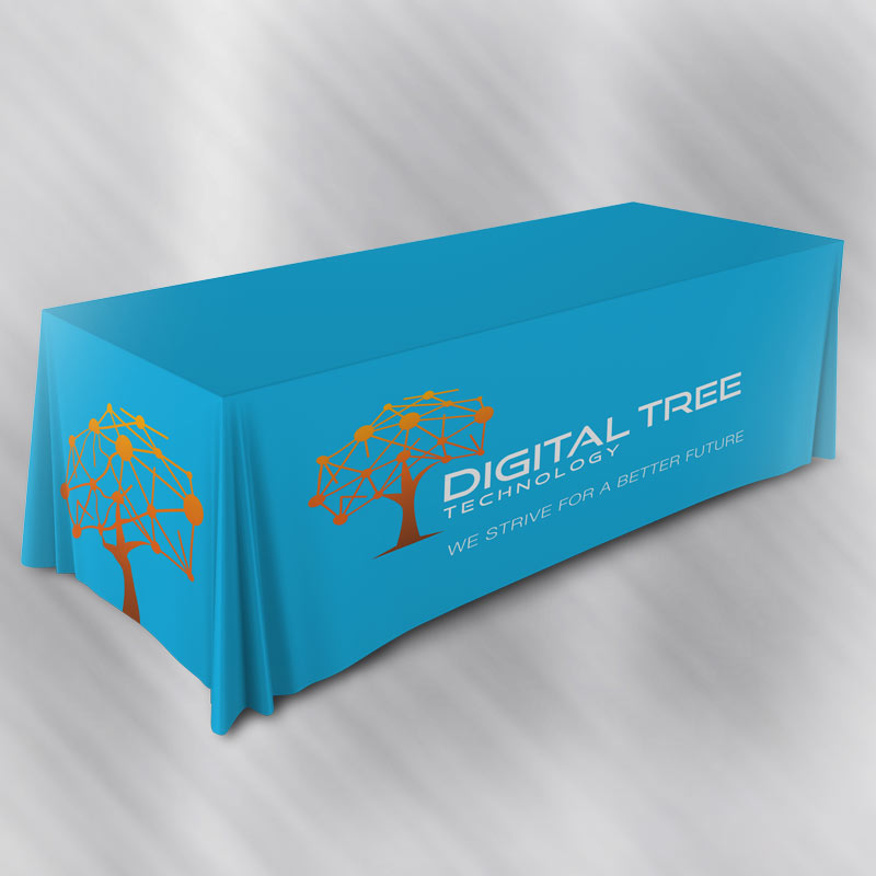 Trade Show Table Cover Design and printing Services by EFX Marketing