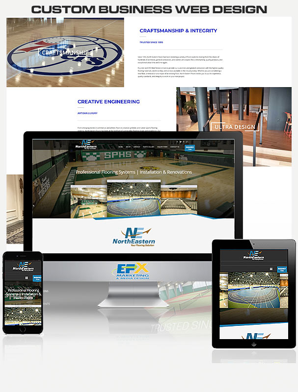 Custom Business Website Design Services Business Web Marketing Service by EFX Marketing