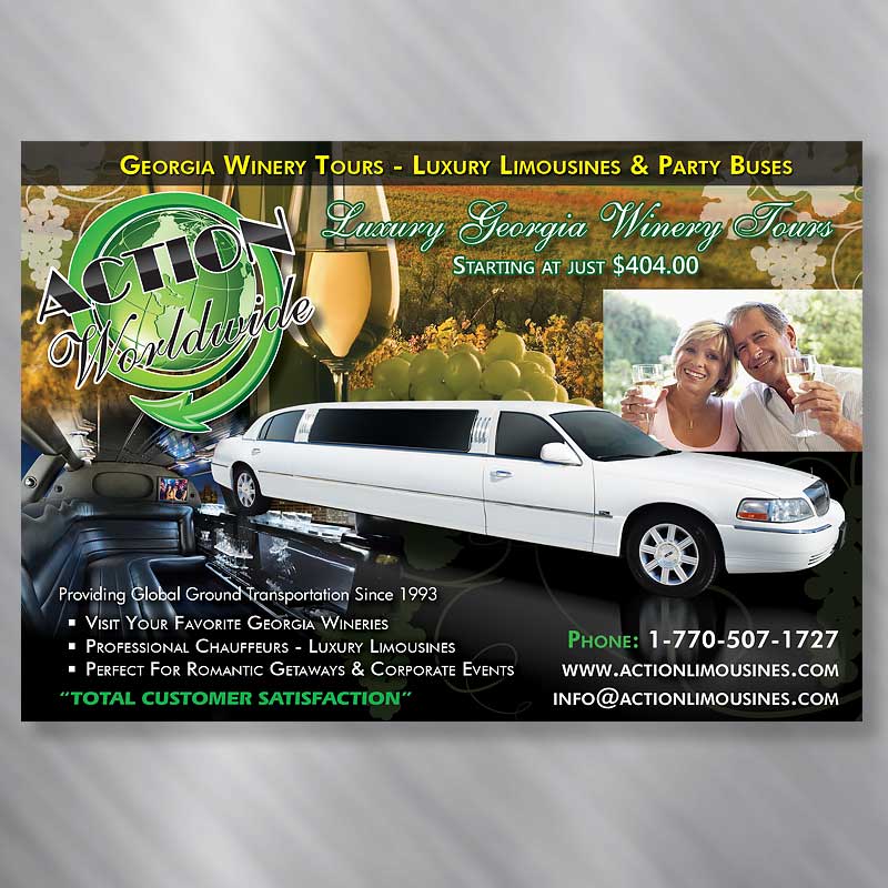Limo Ad Graphic Design Service EFX Marketing