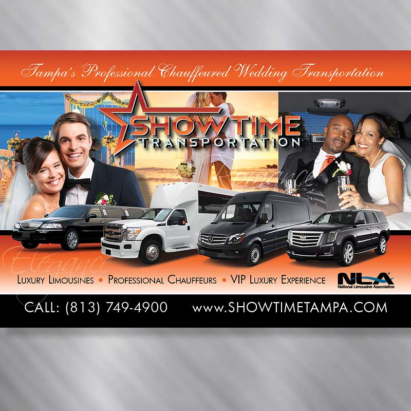 Limo Transportation Business Ad Design Service EFX Marketing