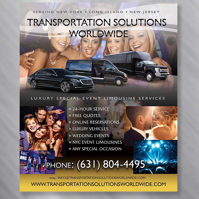 Limo Ad Graphic Design Service EFX Marketing
