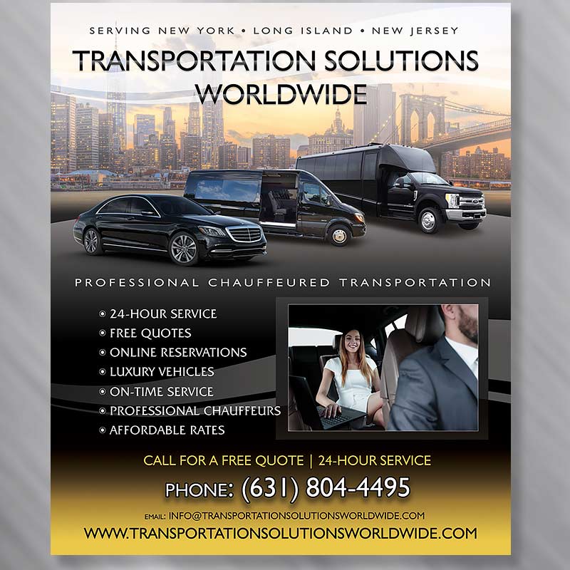 Limousine Business Advertising Graphic Design Service EFX Marketing