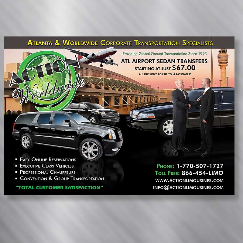 Limousine Advertising Graphic Ad Design Service EFX Marketing