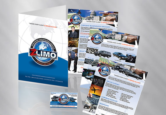 Limo Marketing Kits Printing Design EFX Marketing