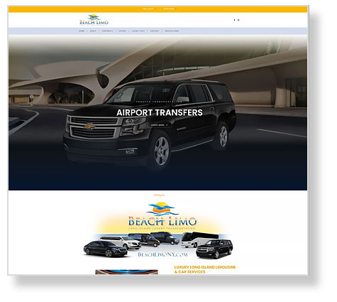 Limo Website Design Service, Transportation Website Design Service
