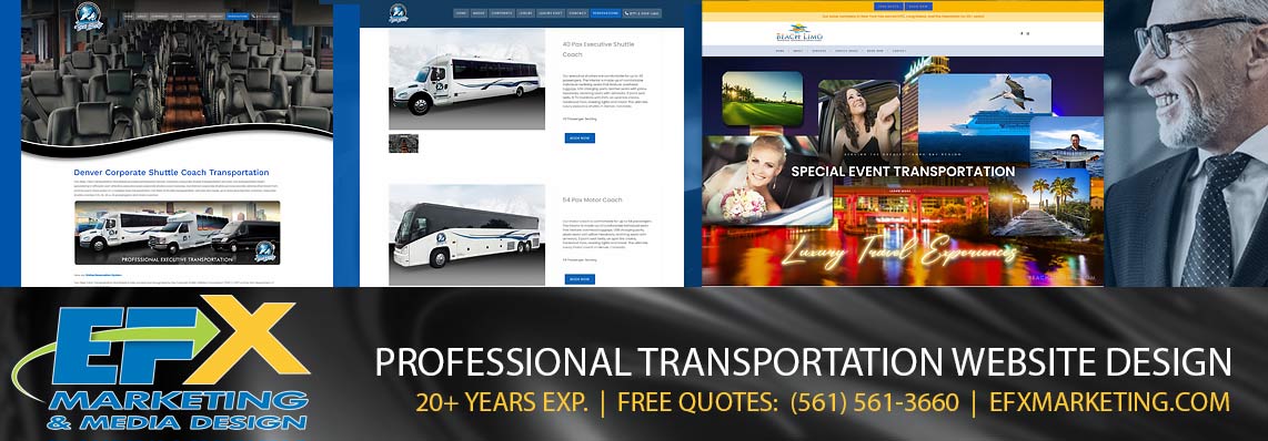 Best Limo Web Design Company - EFX Marketing - Transportation Web Design Services and SEO